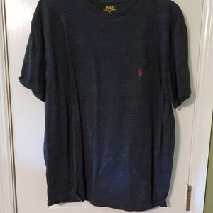 Polo by Ralph Lauren Men's Heather Charcoal Grey T-Shirt